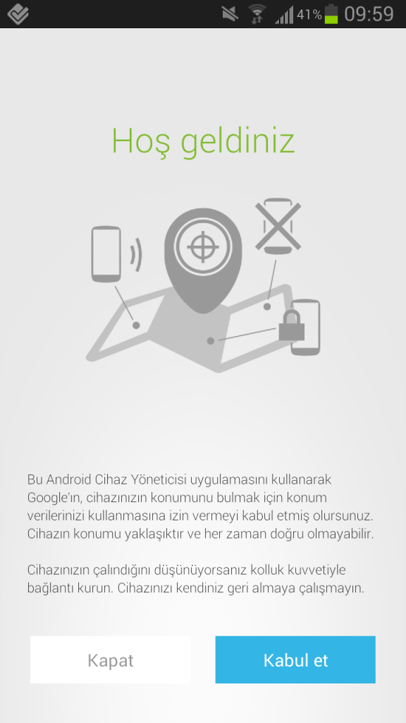 android yöneticisi 1