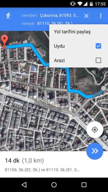 google maps yol tarifi innovaktif